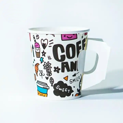 4OZ Paper cups With handle