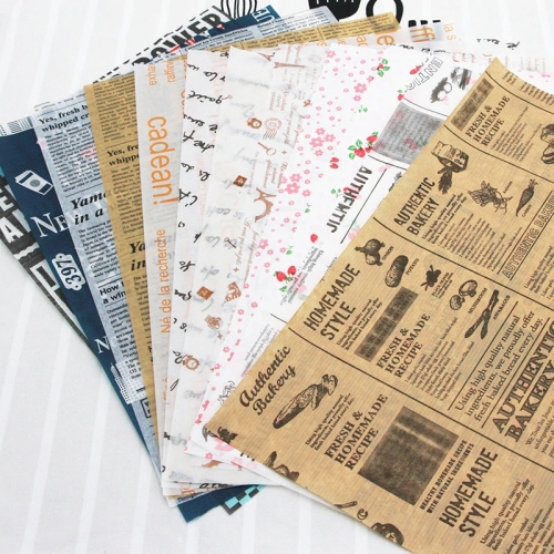 Food Grade Waxed Paper Customize Logo