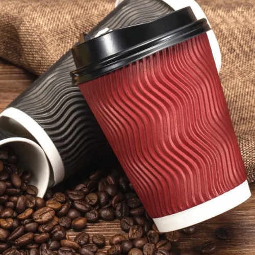 6OZ Disposable Coffee Paper Cup With Lid