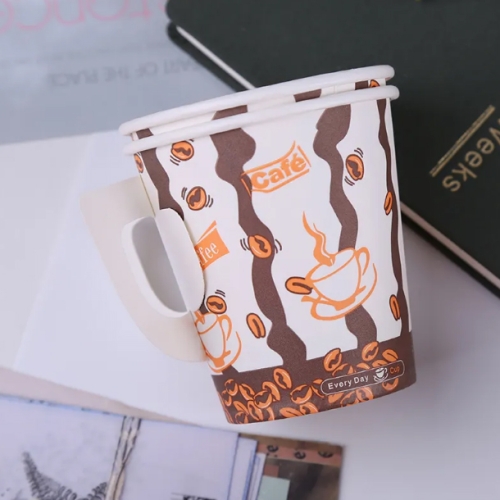 Coffee Paper Cup 6OZ With handle