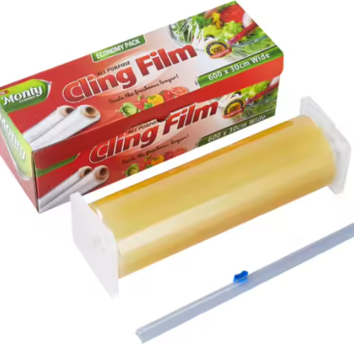 Transparent PVC cling film for food packaging