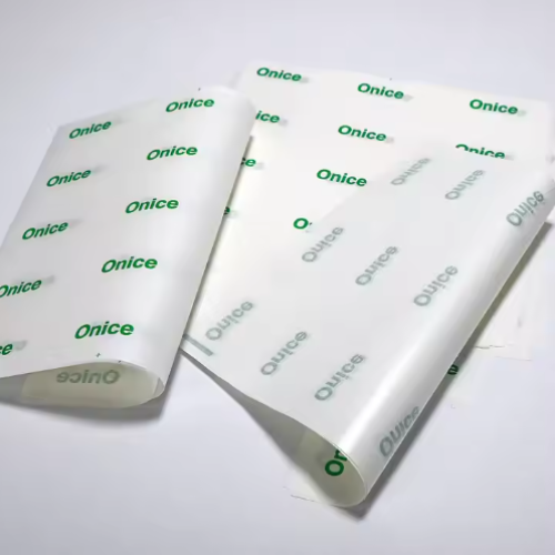 Recyclable custom logo food packaging paper