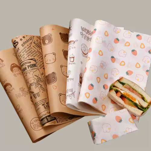 Coated sandwich paper