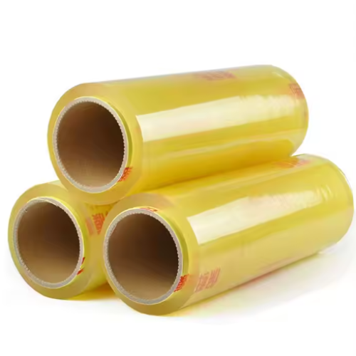 Transparent PVC cling film