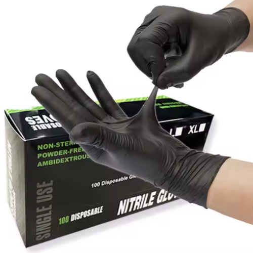 customized Spa beauty hairdressing nail art nitrile gloves