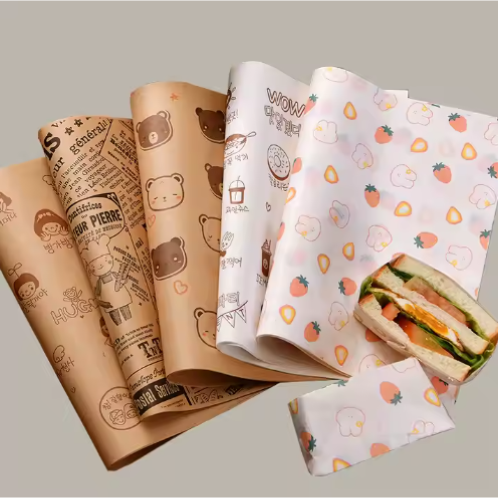 Coated sandwich paper