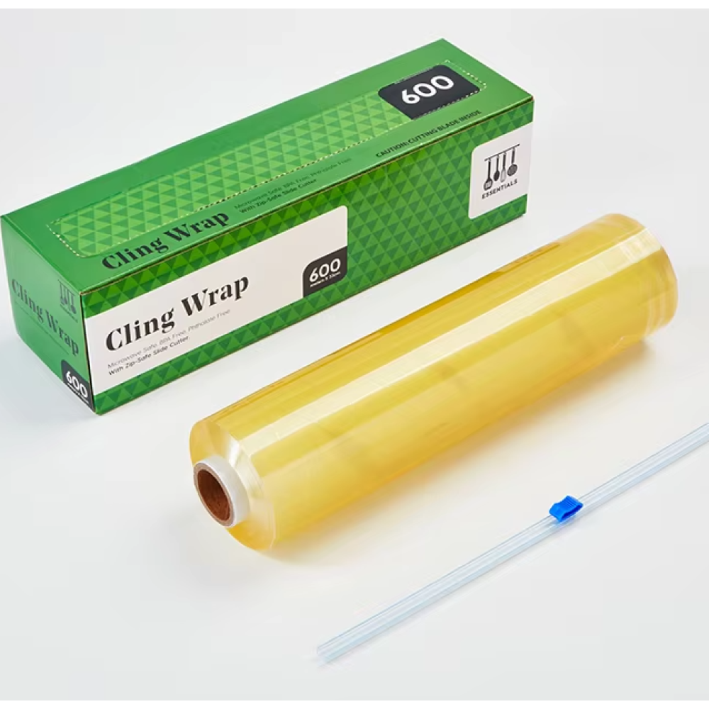 PVC cling film roll food packaging