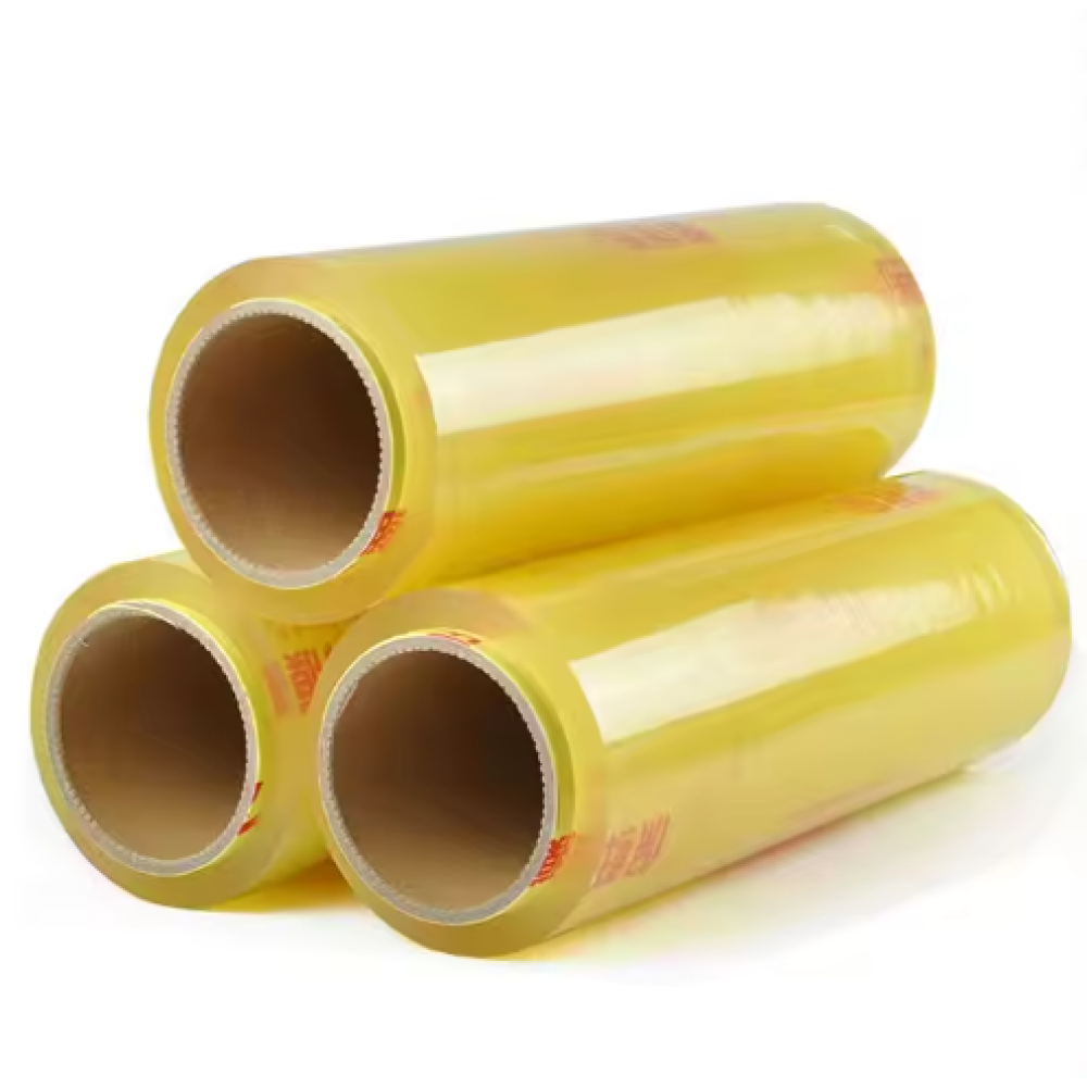 Transparent PVC cling film